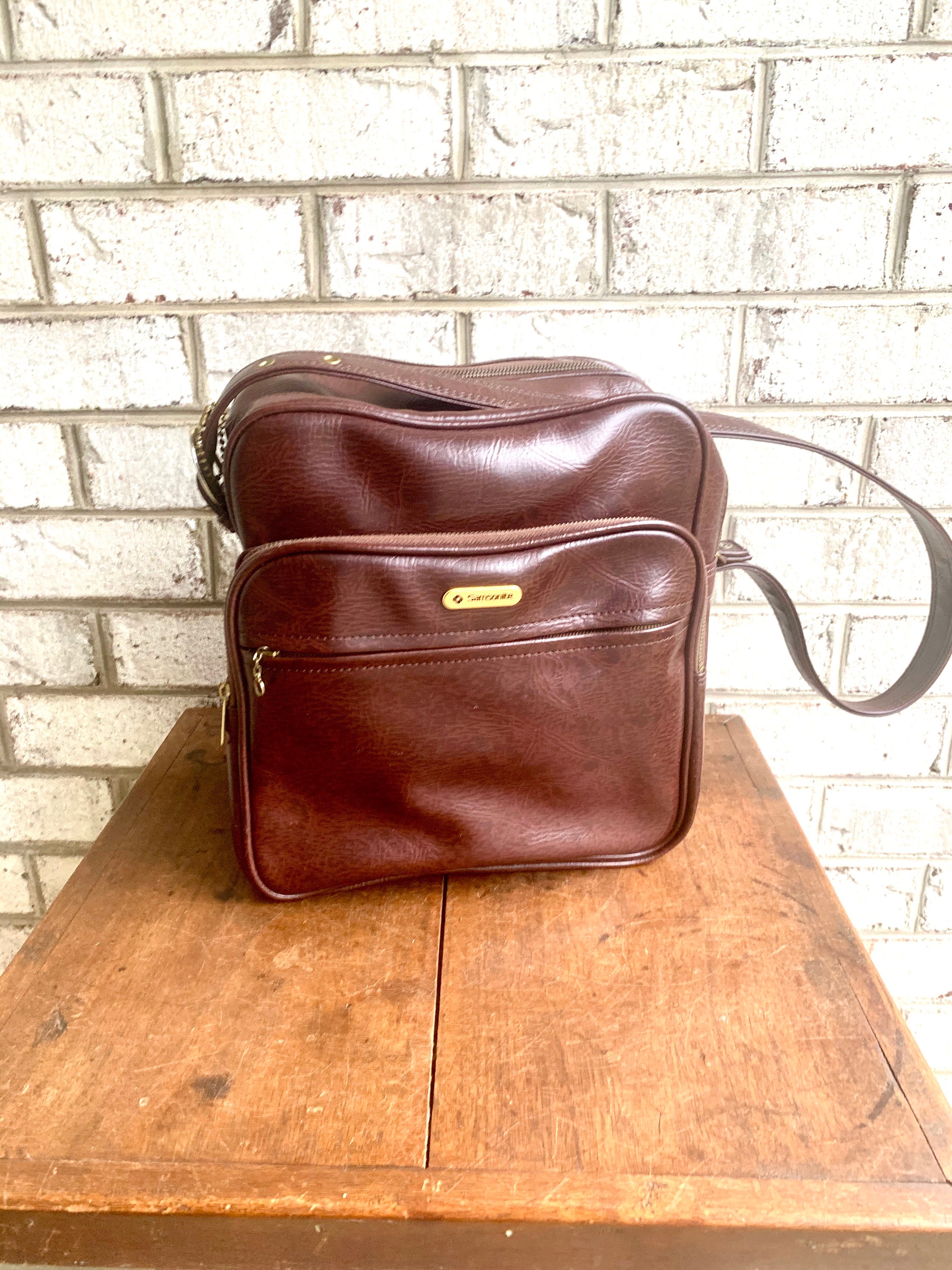 Vintage Samsonite Vinyl Shoulder Bag 70 
