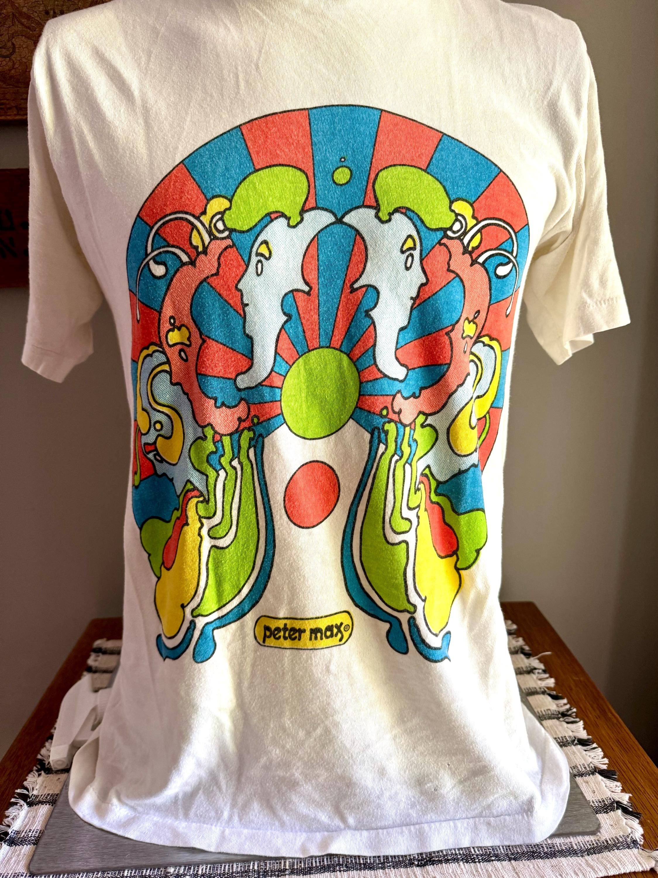 80s ビンテージ ビートルズ  ×  ピーターマックス　Tシャツ 80s ビンテージ ビートルズ × ピーターマックスTシャツ