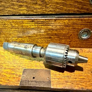 Vintage Jacobs No. 33 Chuck | Machinist Jacobs No. 33 Chuck | 5/65 - 1/2&quot; Chuck | Machinist Milling Chuck with Shaft |