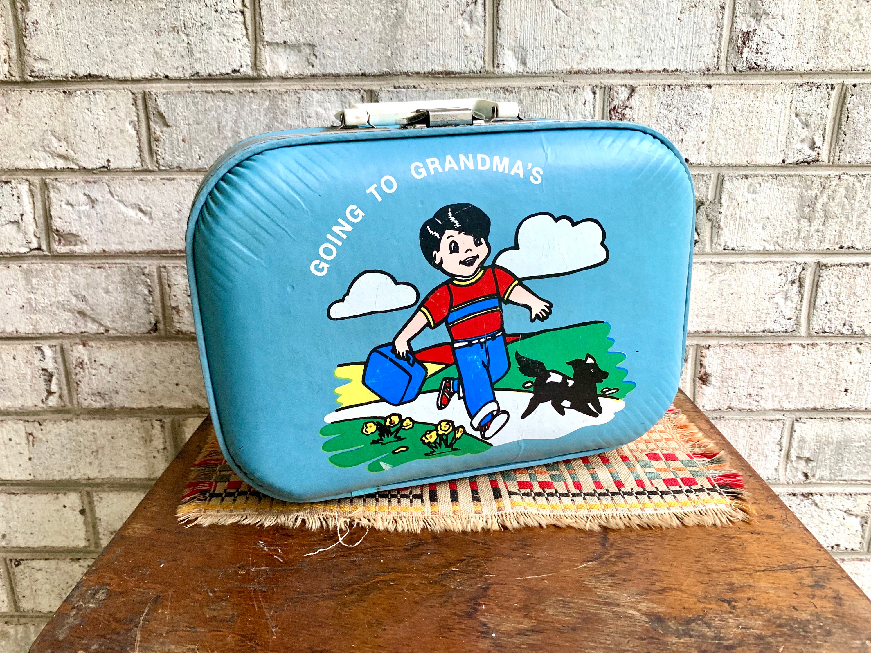 Going to Grandma's Personalized Kids Rolling Luggage / 