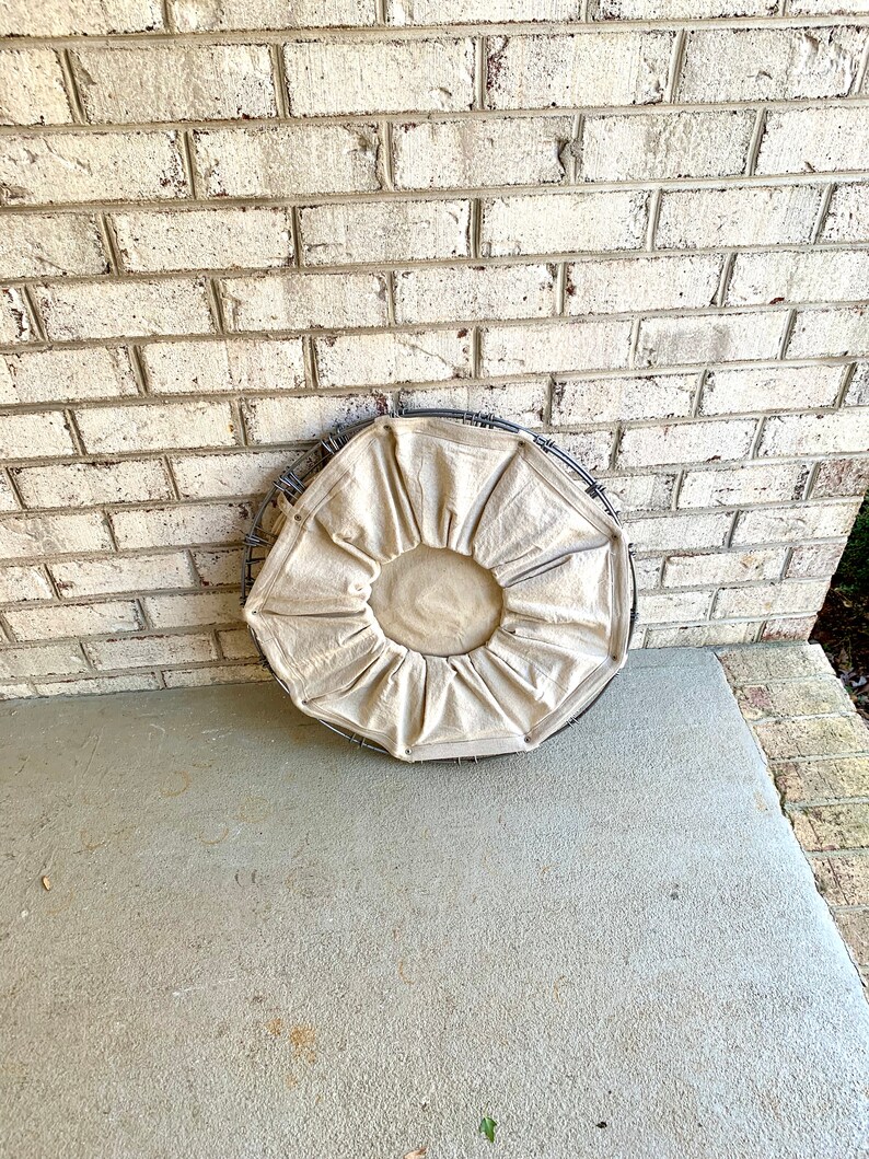 Vintage Rolling Wire Laundry Basket Collapsible Wire Laundry Etsy