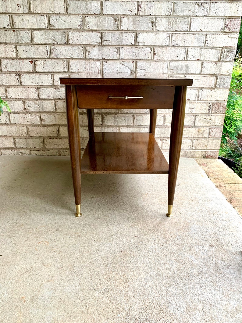 Vintage Mersman MCM Side Table Mid Century Modern End Table Etsy