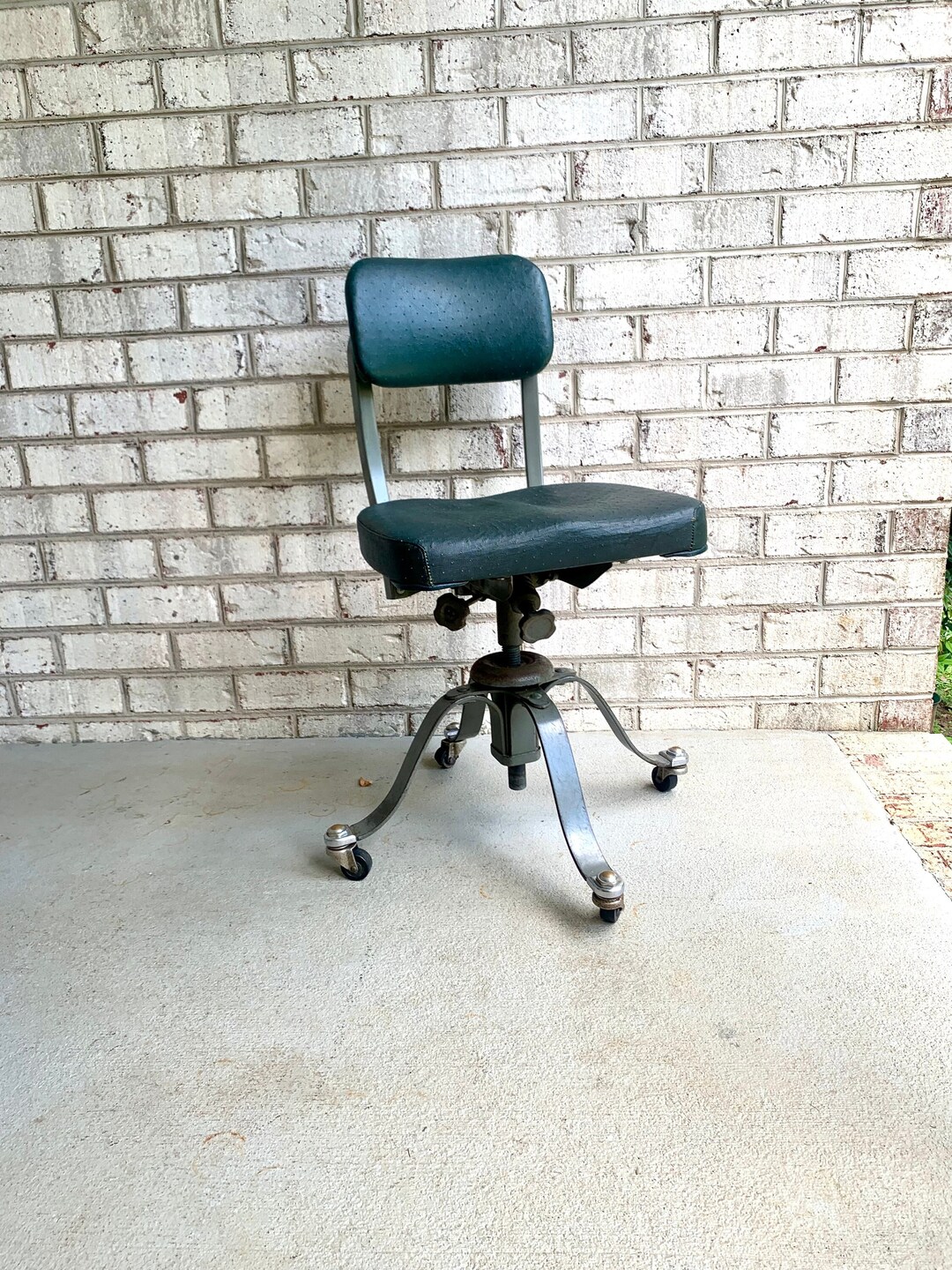 Vintage Industrial Drafting Chair Remington Rand Office Etsy