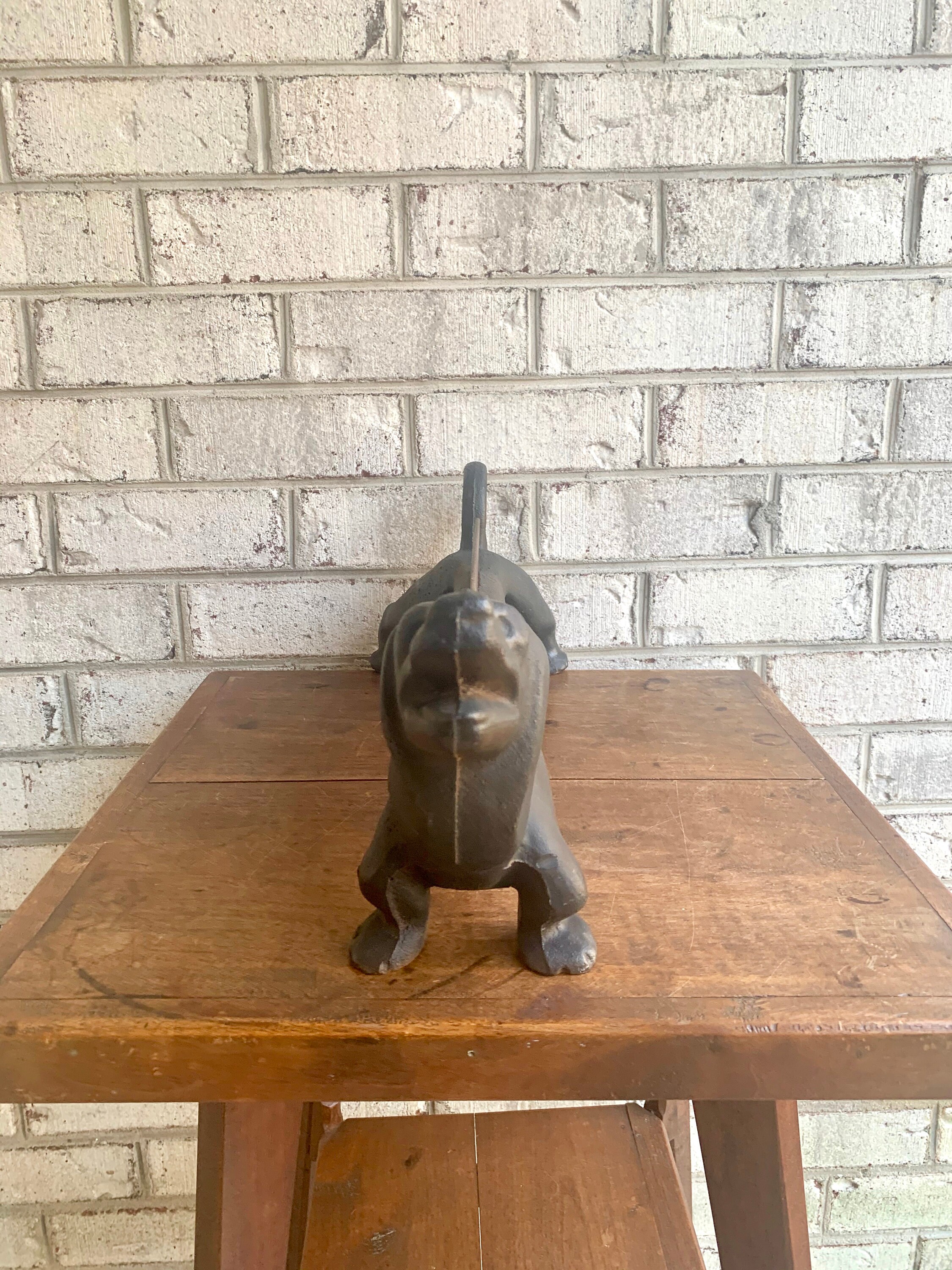 Antique Cast Iron Dachshund Boot Scraper Weiner Dog Boot Etsy