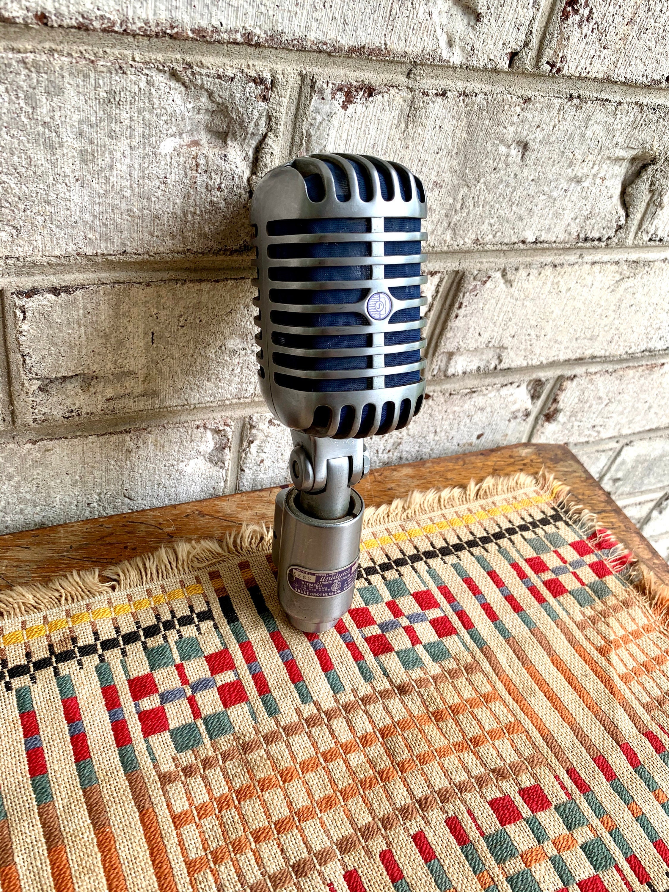 Sonew Microphone vintage Microphone Vocal Dynamique Vintage Classique,  Micro à Condensateur de Style Ancien video videoprojecteur