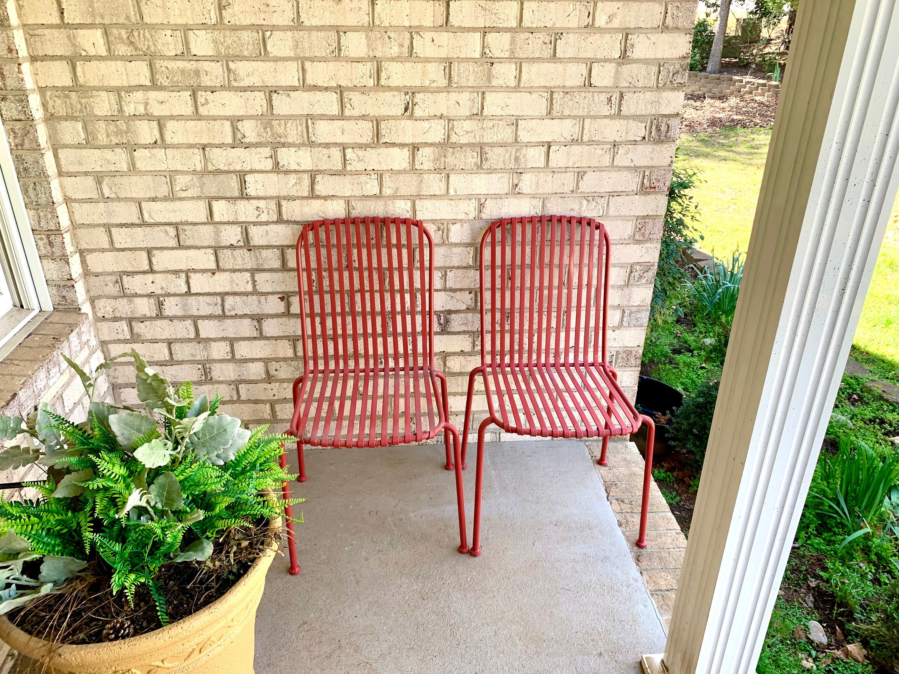 Fundas para sillas de patio para muebles de exterior, 8 colores, cubierta  superior para asiento de patio, jardín, columpio, tamaño de jardín de 2/3