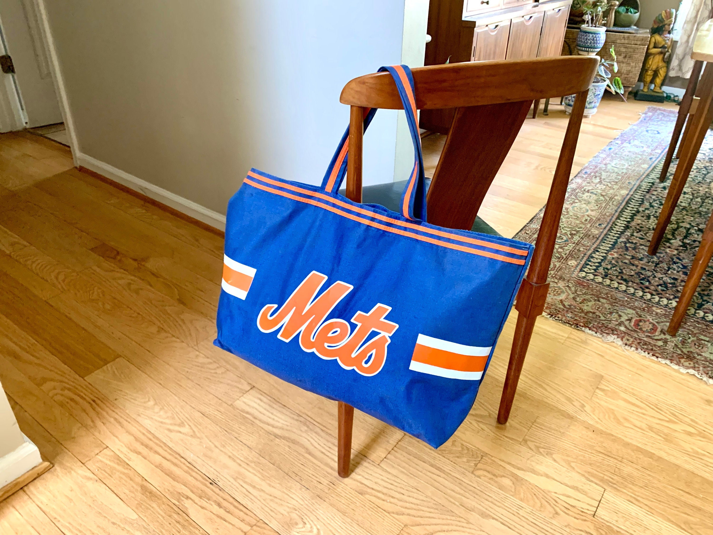 MLB New York Mets Tote Bag (Light Blue) : : Garden & Outdoors