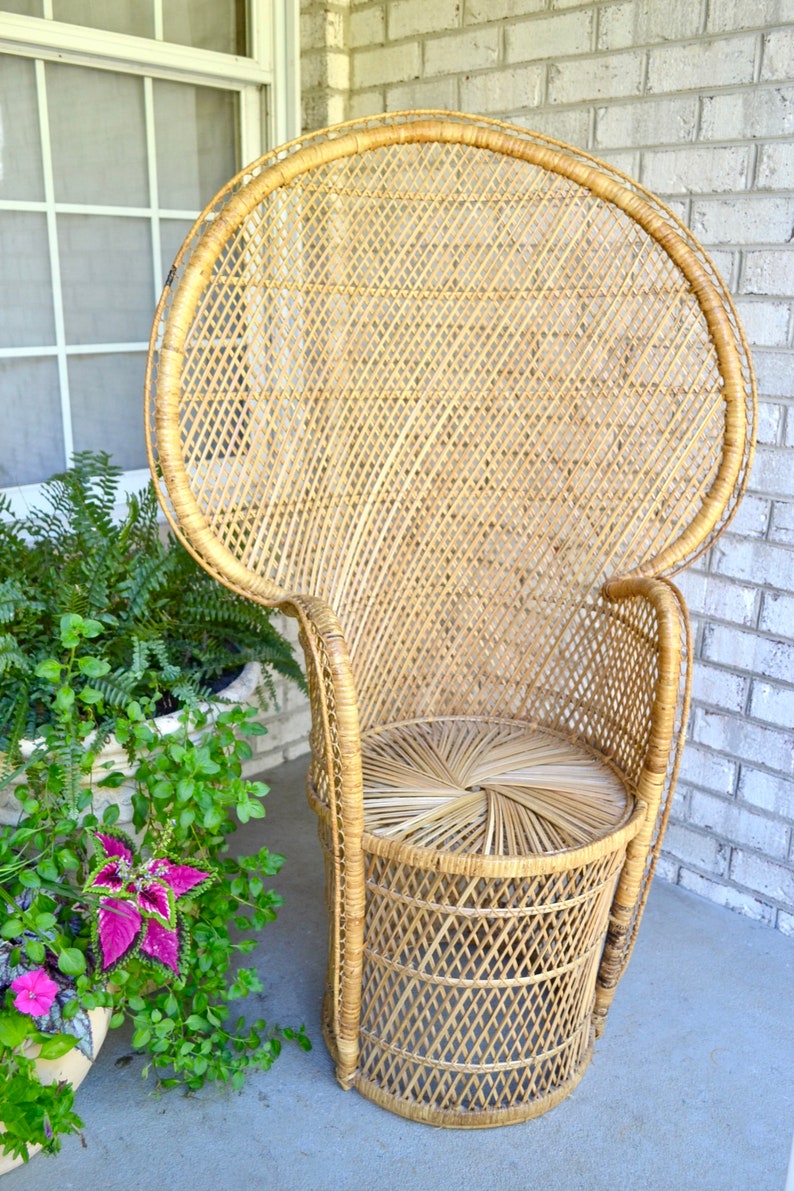 wicker chair big w