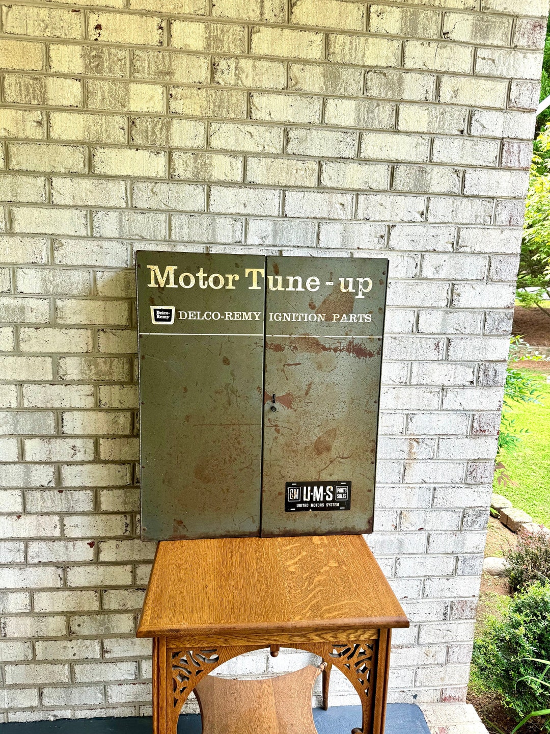 Vintage Metal Wall Rustic Delcoremy Metal Parts