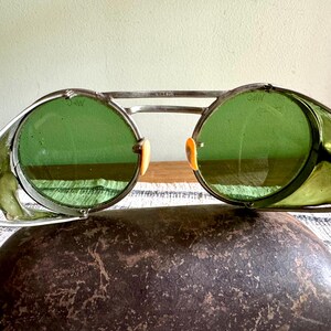 thumbnail image 2 of Vintage Willson Clear Lens Safety Glasses – NIP, Made USA, Black Frame Oval Style 2 of 5