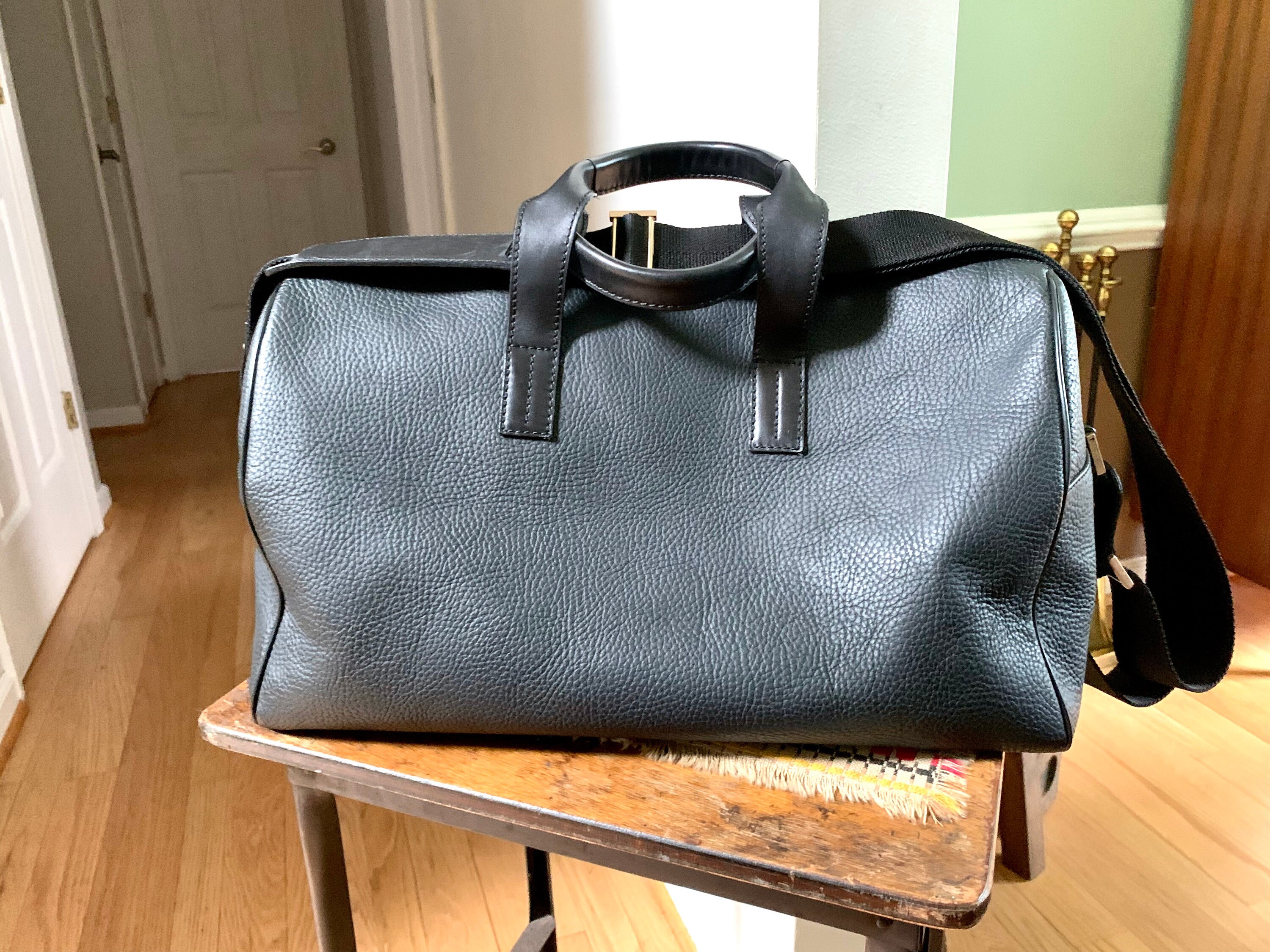 Vintage Leather Dunhill Shoulder Bag | Dunhill Leather Vintage Leather Dunhill Shoulder Bag | Dunhill Leather