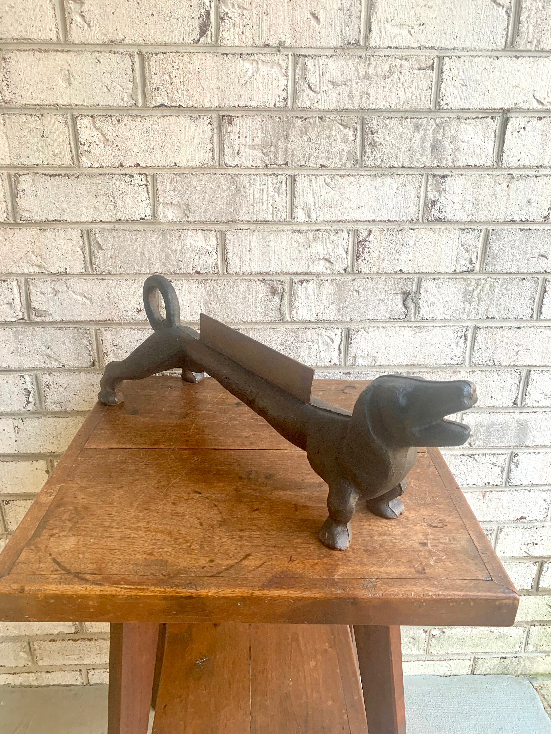 Antique Cast Iron Dachshund Boot Scraper Weiner Dog Boot Etsy