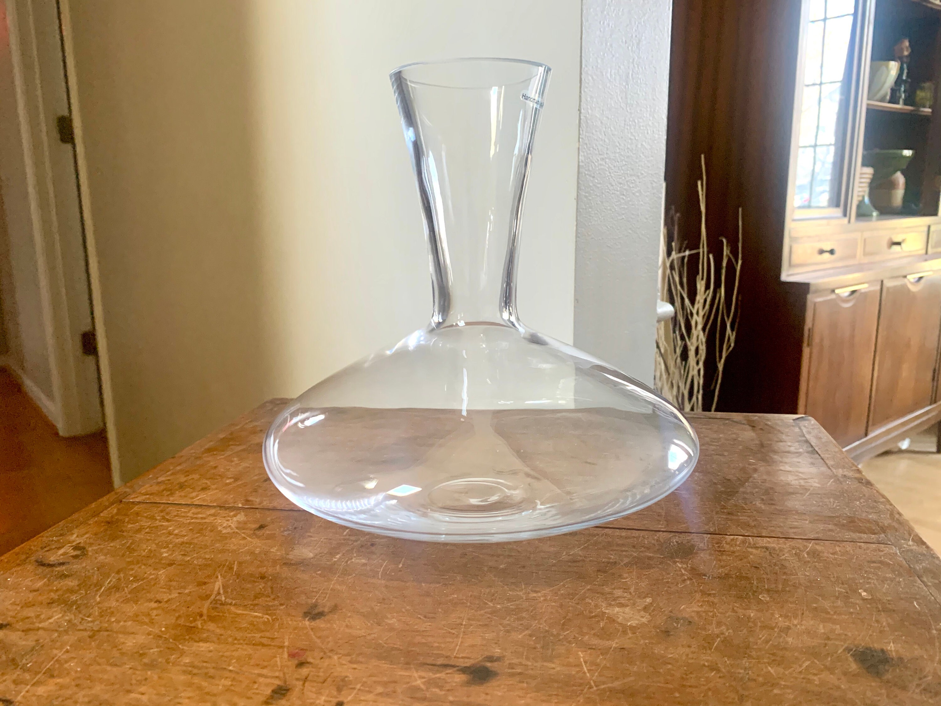 Vintage Krosno Crystal Wine Decanter Polish Made Lead Etsy