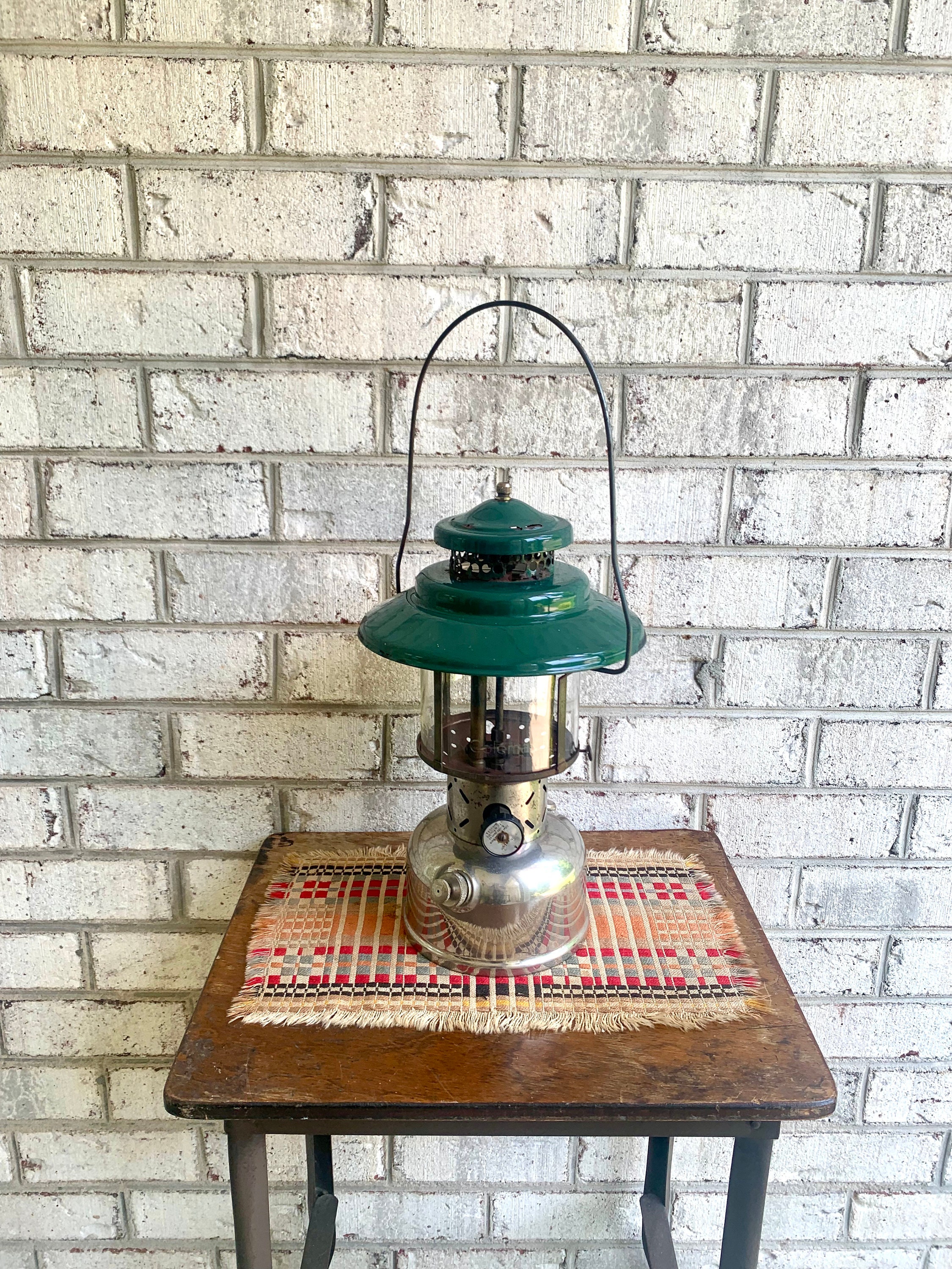 Vintage Coleman Model 228 Lantern| Coleman Nickel Plated Big
