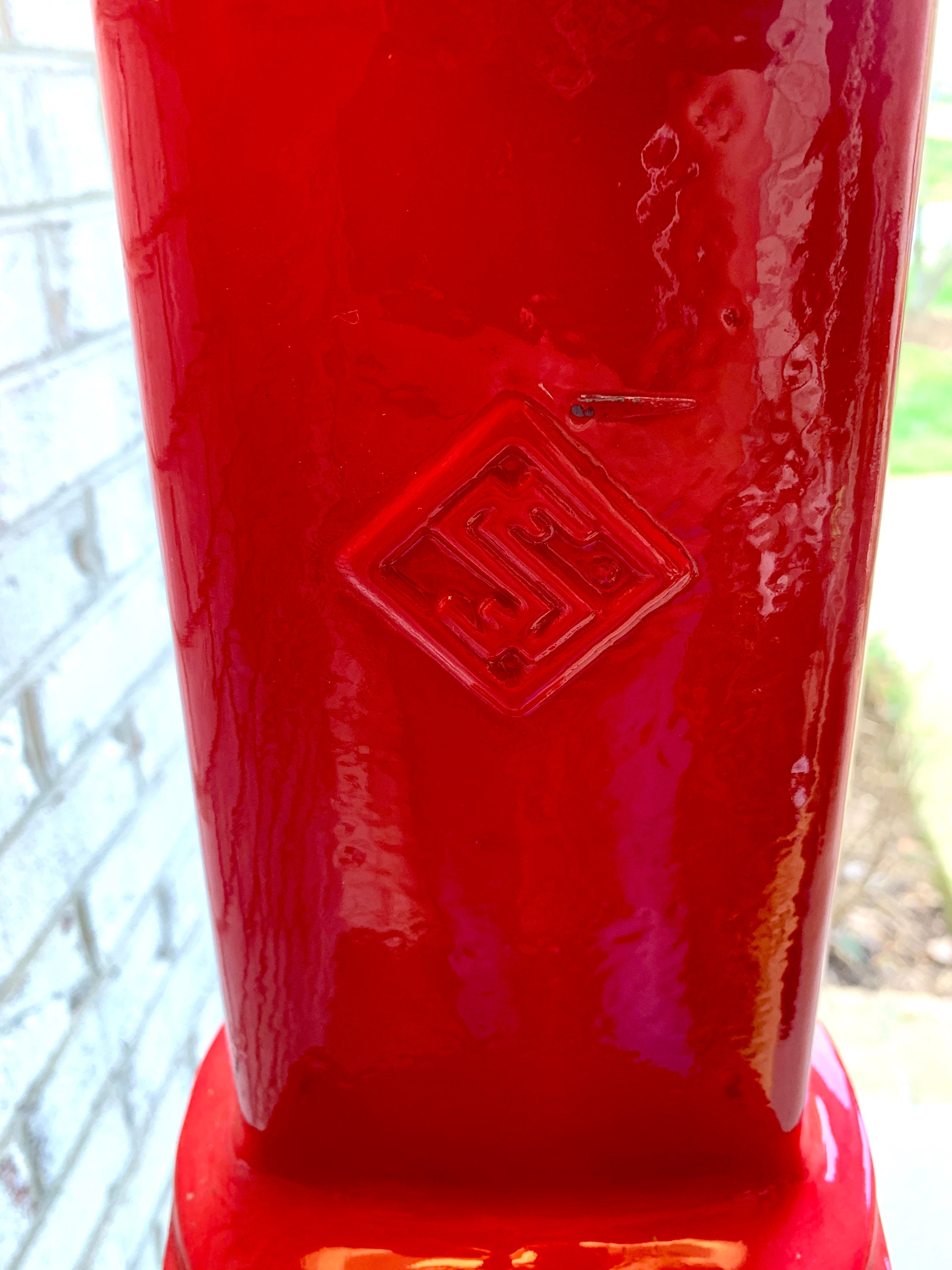 Antique Gasoline/oil Hand Pump Lamp Unique Petroleum Pump Etsy