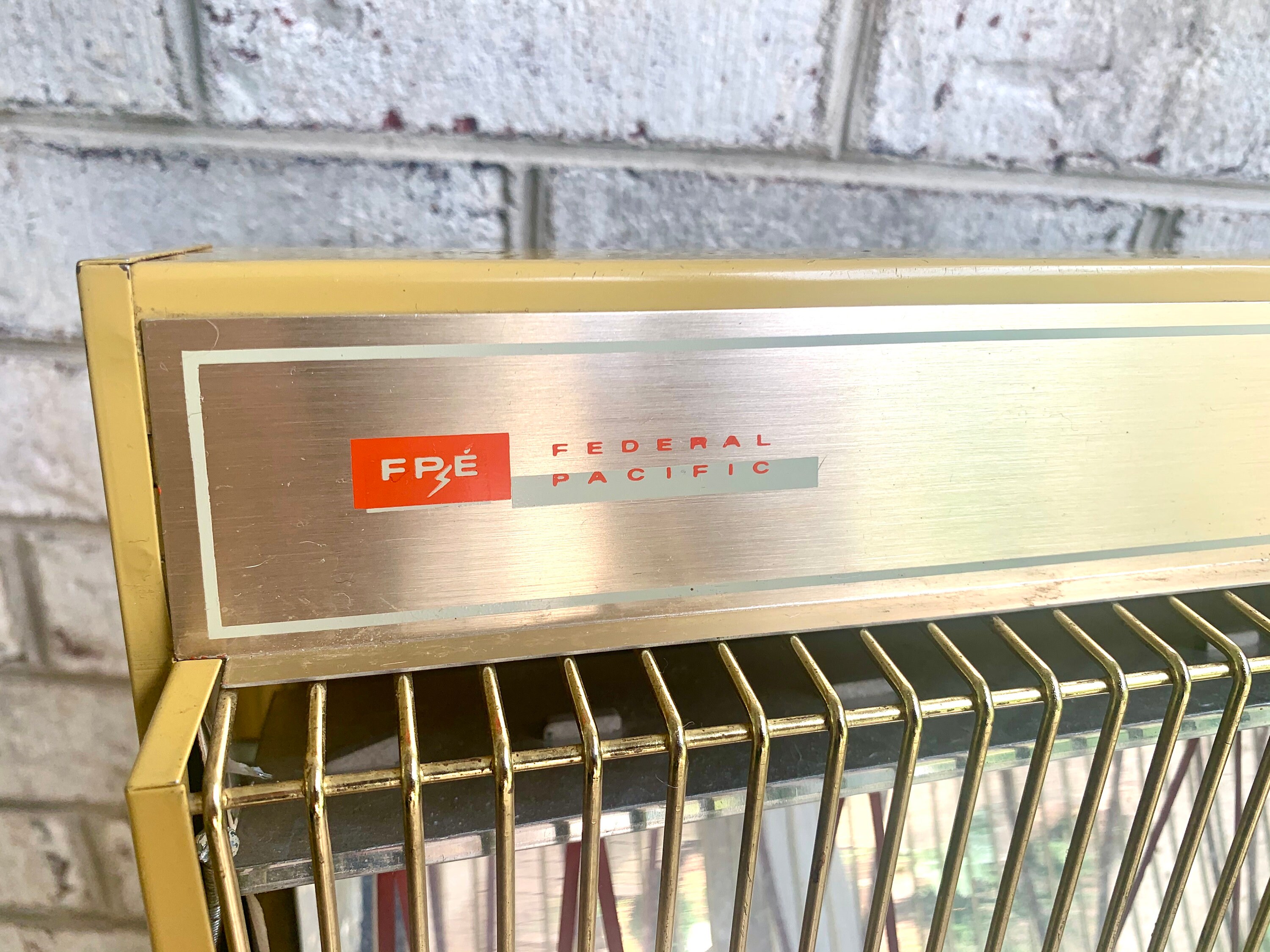 Vintage Space Heater Federal Pacific Electric Heater Mid - Etsy