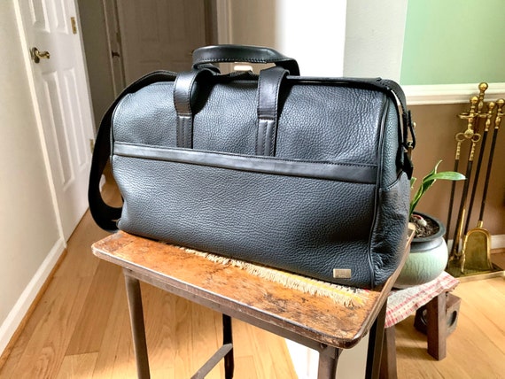 VINTAGE VOYAGEUR LEATHER DUFFLE BAG