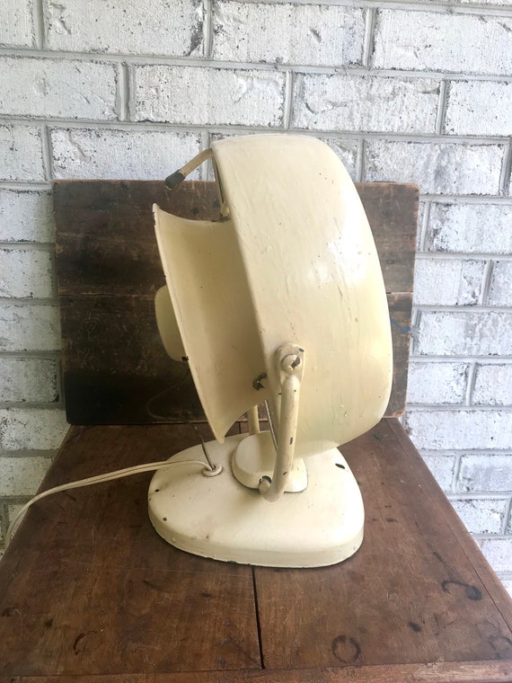Vintage Vornado Electric Fan Painted Vornado Fan Tan Electric Fan Industrial Fan Mid Century Adjustable Fan Atomic Fan Rustic Fan