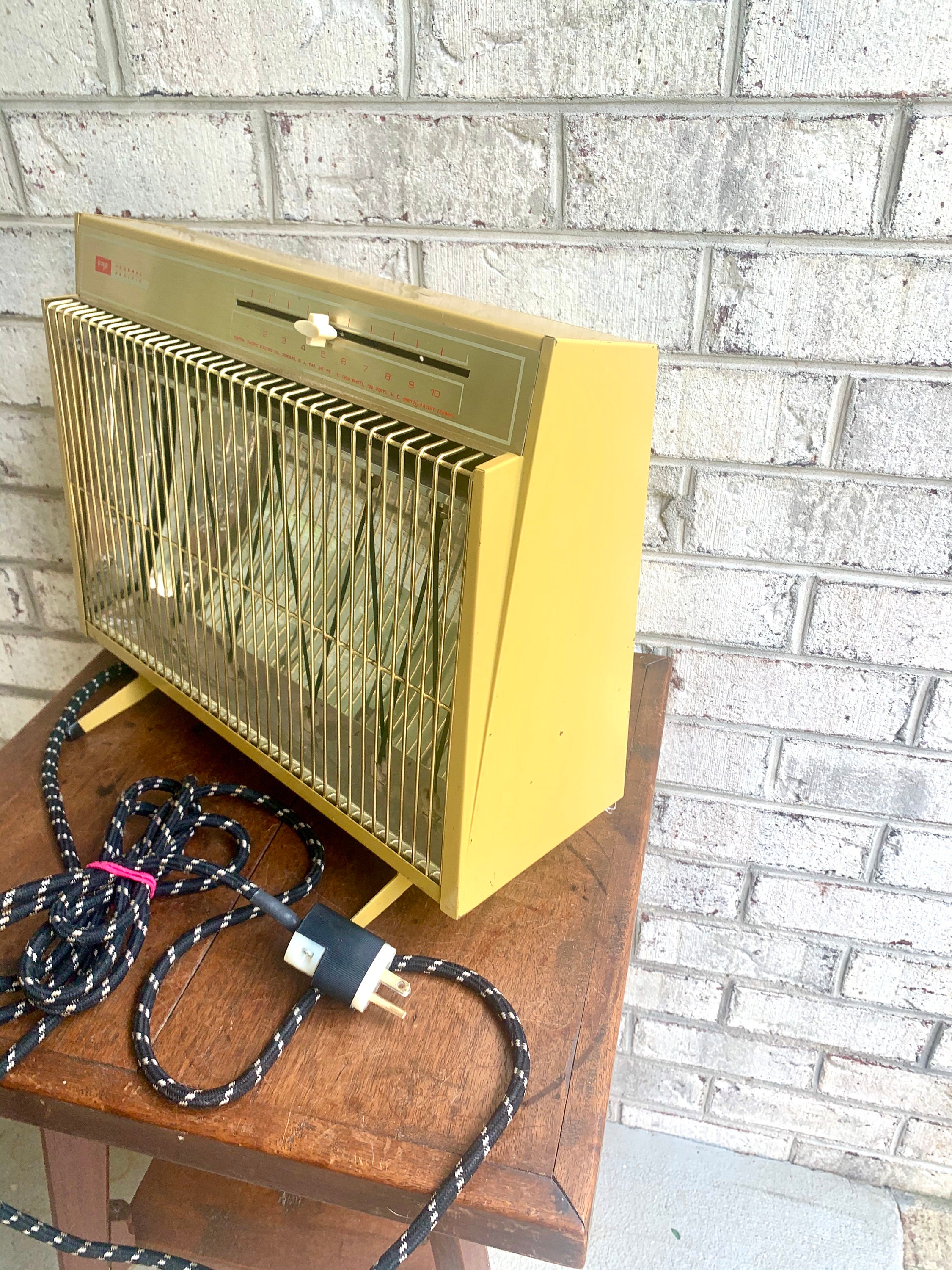 Vintage Space Heater Federal Pacific Electric Heater Mid - Etsy Denmark