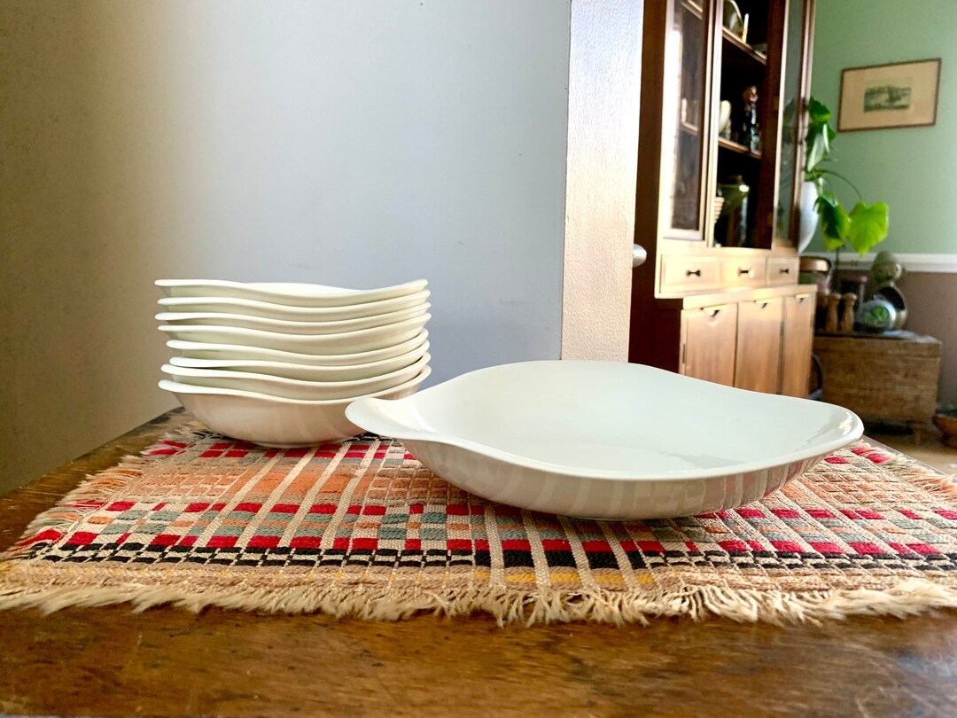 Vintage Redwing China Serving Dishes Set of 9 Redwing Dishes MCM