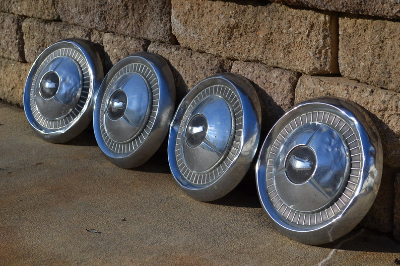 1957 Chevy 210 Dog Dish Hub Cap Bel Air Vintage Hub Caps | Etsy