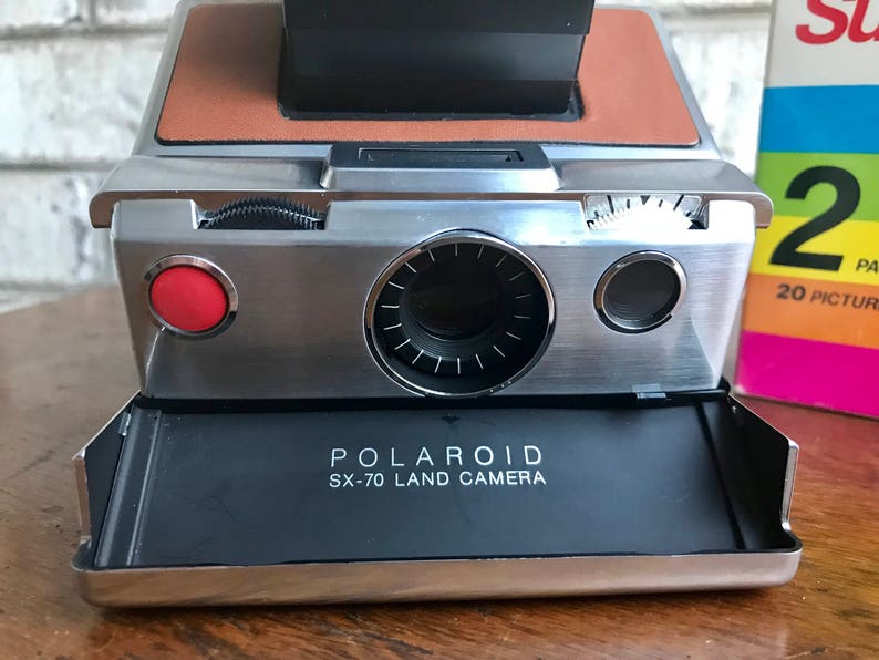 Polaroid SX70 Land Camera With Film Vintage Polaroid Land Etsy
