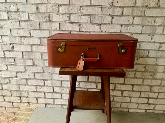 Vintage Hardshell Suitcase | Mid Century Travel Ca