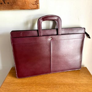 Porte-documents en cuir vintage Samsonite Dignary Portfolio | Sacoche pour ordinateur en cuir vintage | Sac messager en cuir | Portefeuille fin des années 70