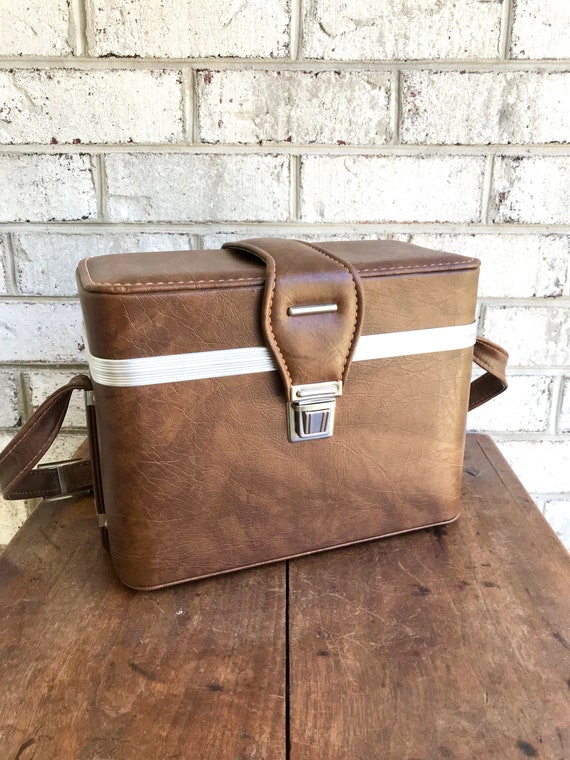 vegan leather camera bag