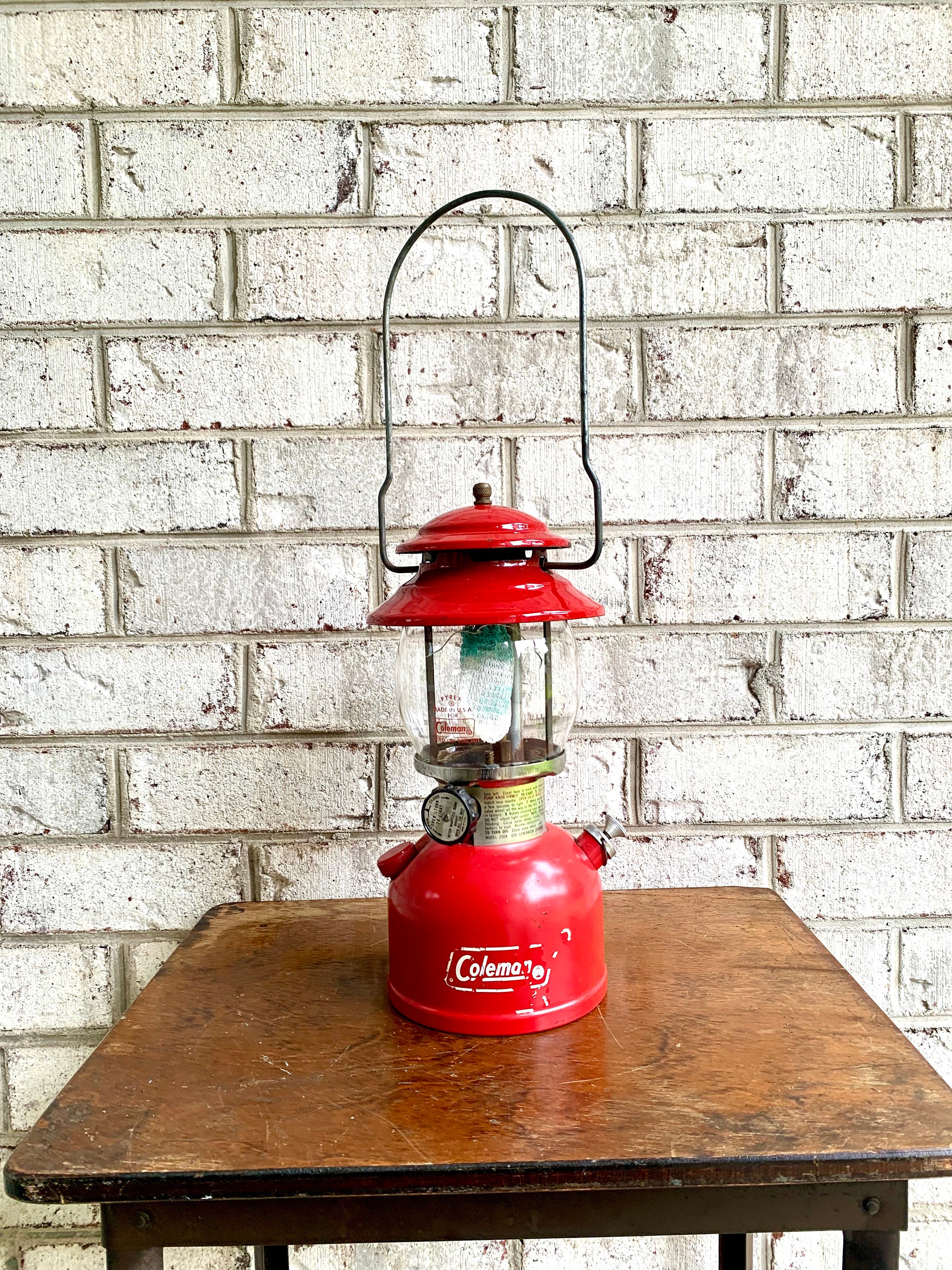 Vintage Coleman Model 200A Lantern | Coleman Red Lantern