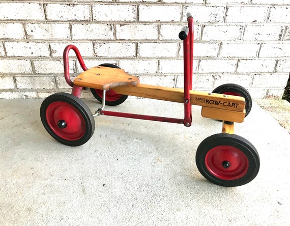 radio flyer car with push handle