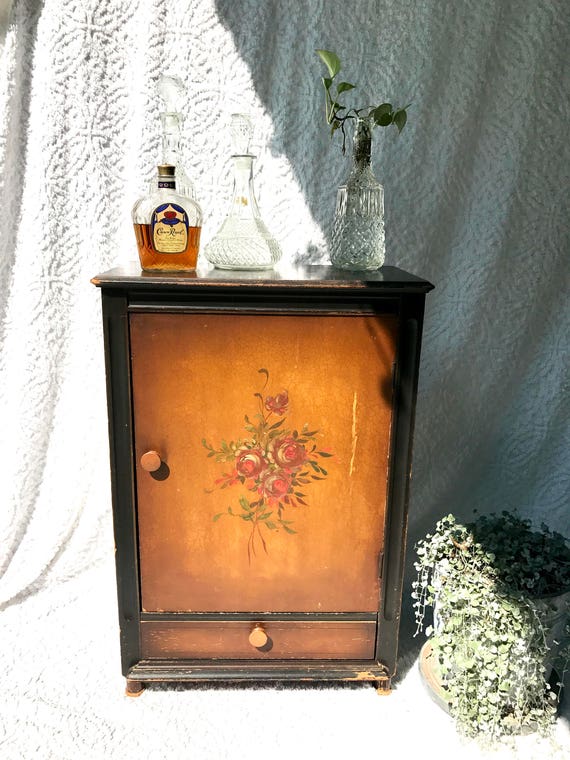 Antique liquor cabinet