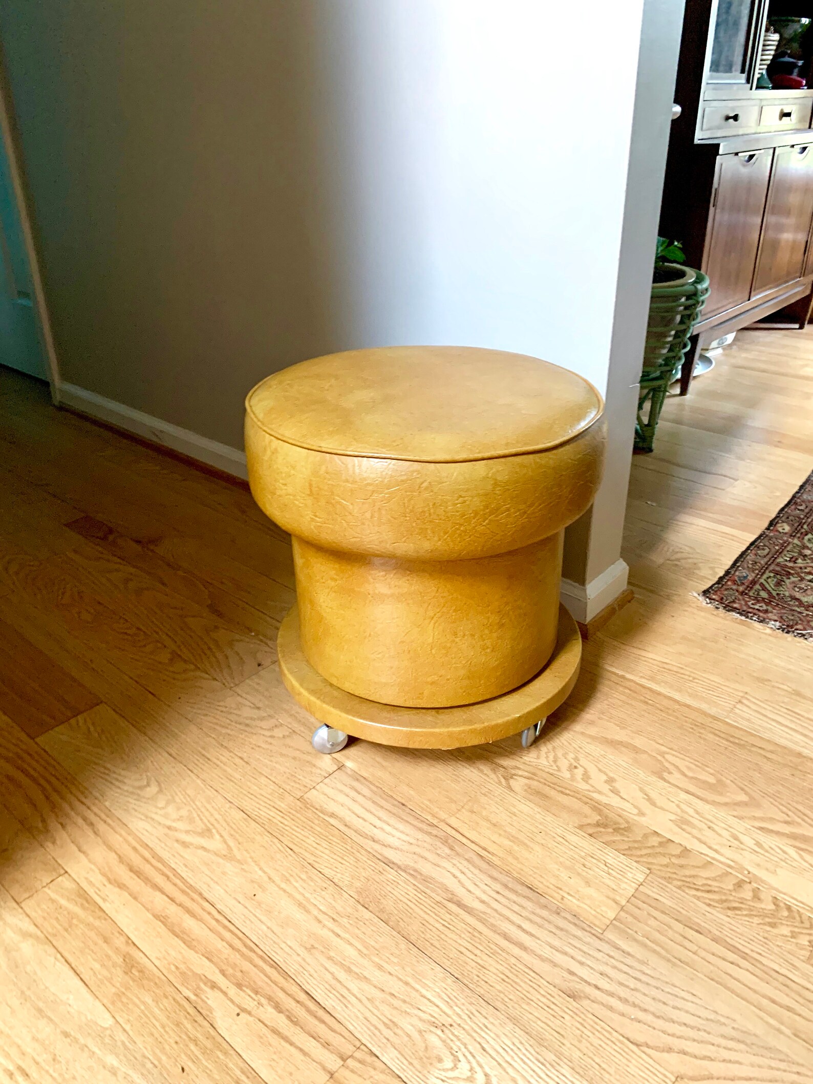 Mid Century Sewing Stool Gilbert & Ryan Rolling Stool Etsy