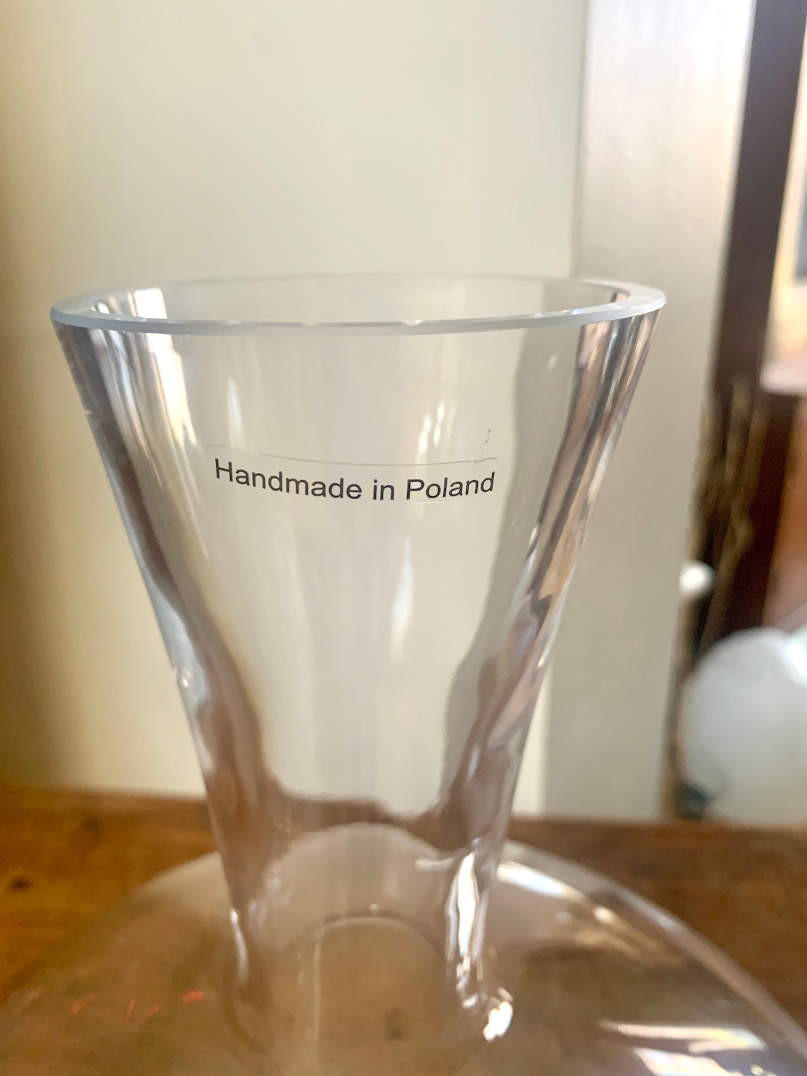 Vintage Krosno Crystal Wine Decanter Polish Made Lead Etsy