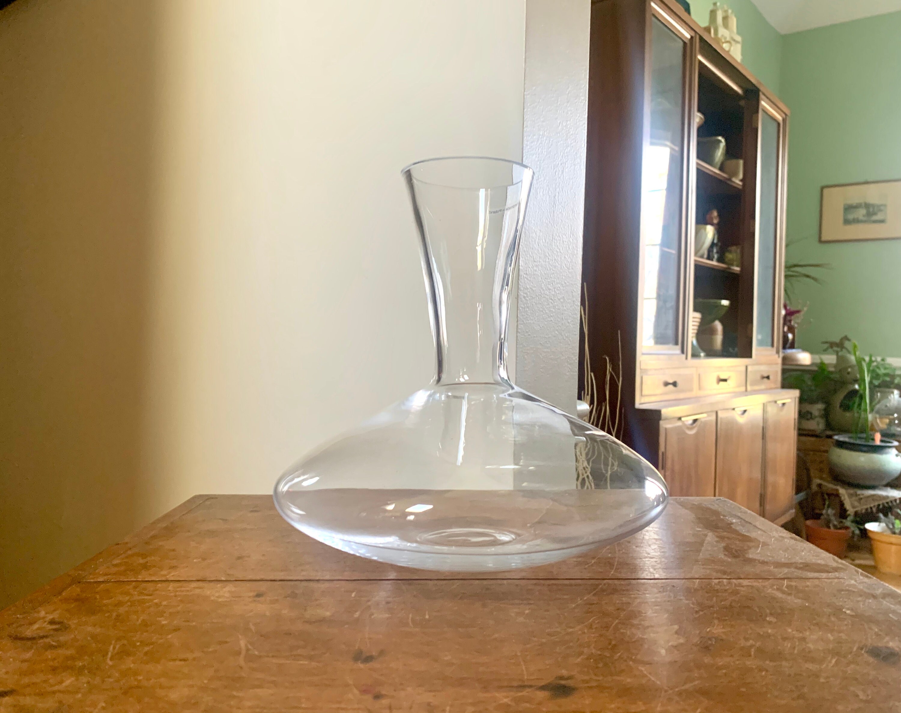 Vintage Krosno Crystal Wine Decanter Polish Made Lead Etsy