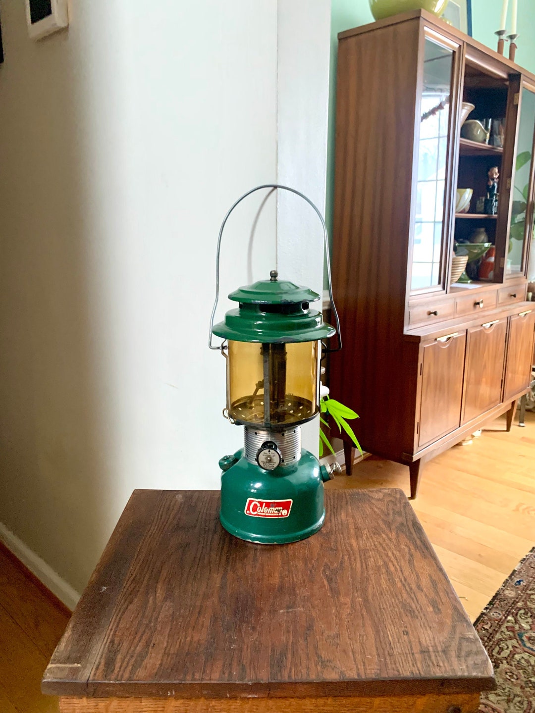 Vintage Coleman Model 220F Lantern Coleman 1965 Coleman Lantern Yellow