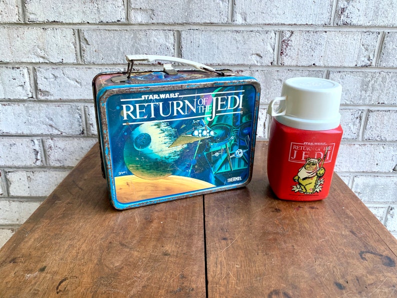 Vintage Return of the Jedi Lunch Box and Thermos Rustic Star | Etsy
