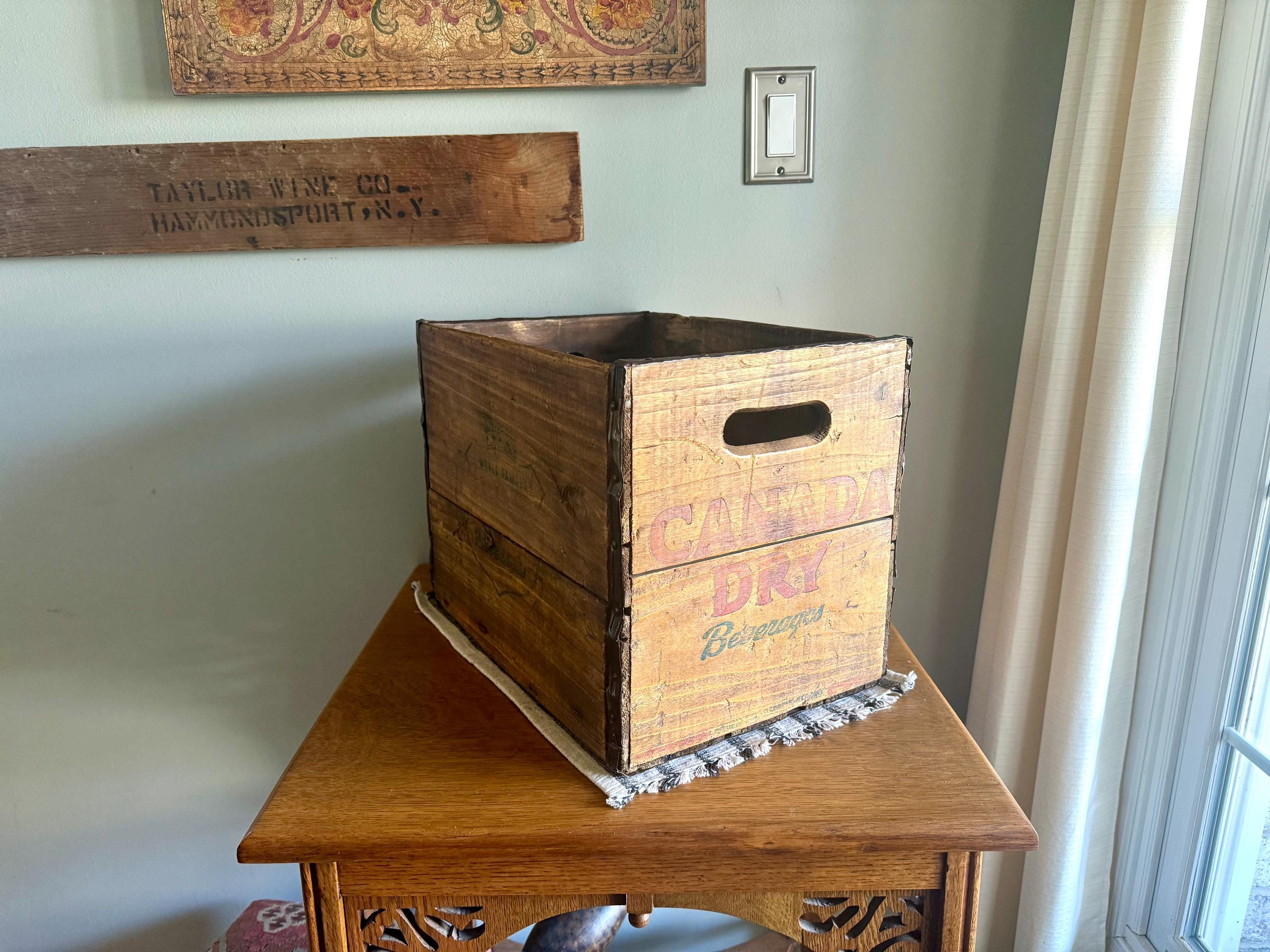 Canada Dry Crate - Etsy Canada Dry Crate - Etsy