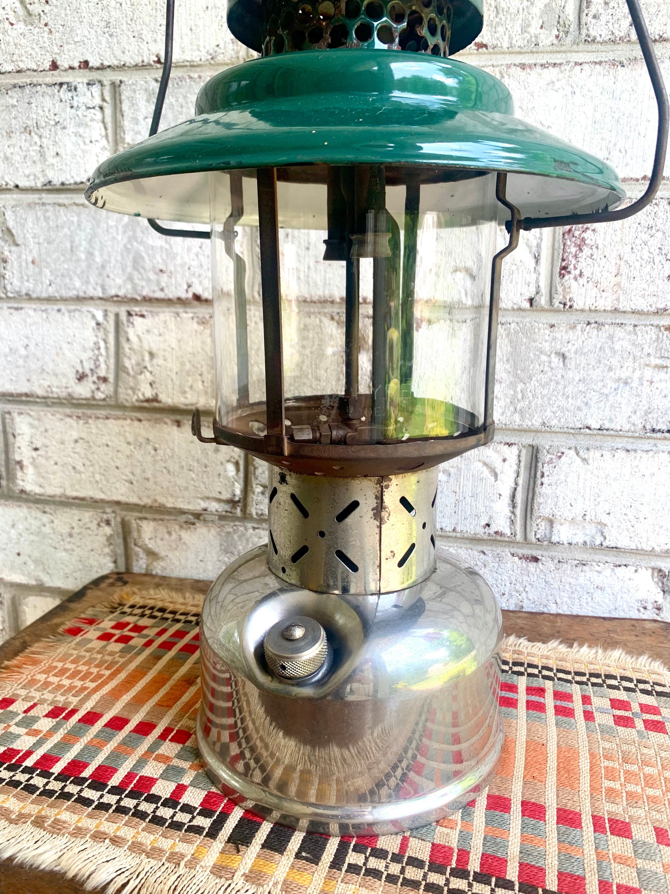 Vintage Coleman Model 228 Lantern| Coleman Nickel Plated Big Vintage Coleman Model 228 Lantern| Coleman Nickel Plated Big