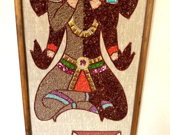 インディアン 鉱石絵画 自然またはエンガディンのトリプティク：「死」 ジョバンニ