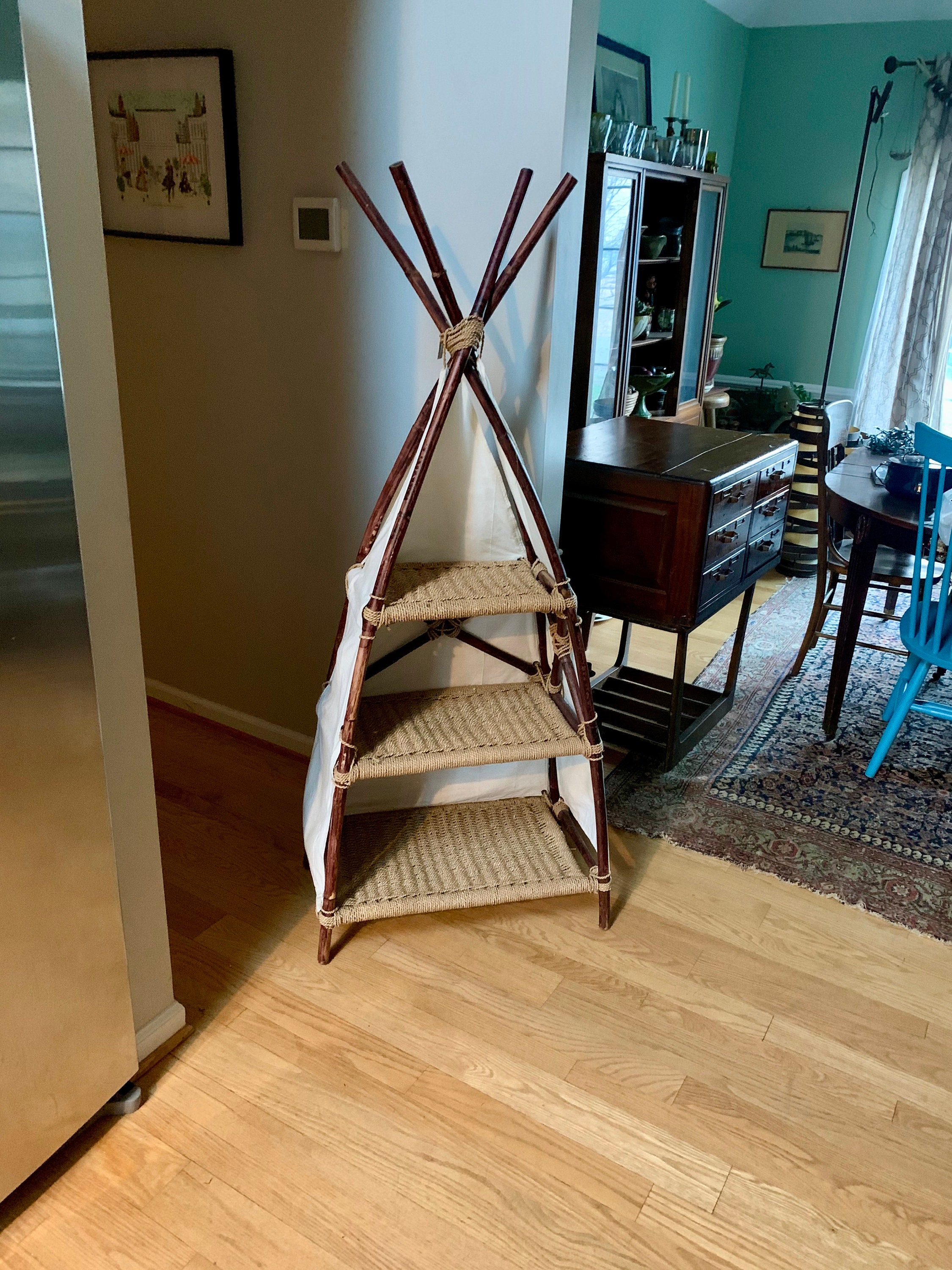 Teepee bookshelf on sale