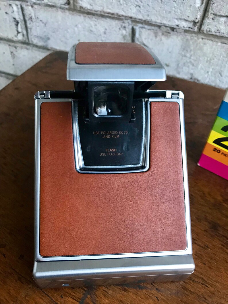 Polaroid SX70 Land Camera With Film Vintage Polaroid Land Etsy