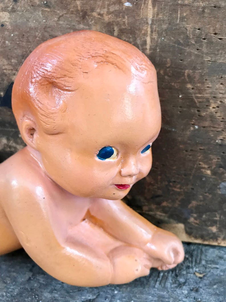 Vintage Plasto MFG Baby Wall Hanging Crawling Baby Plaque Etsy