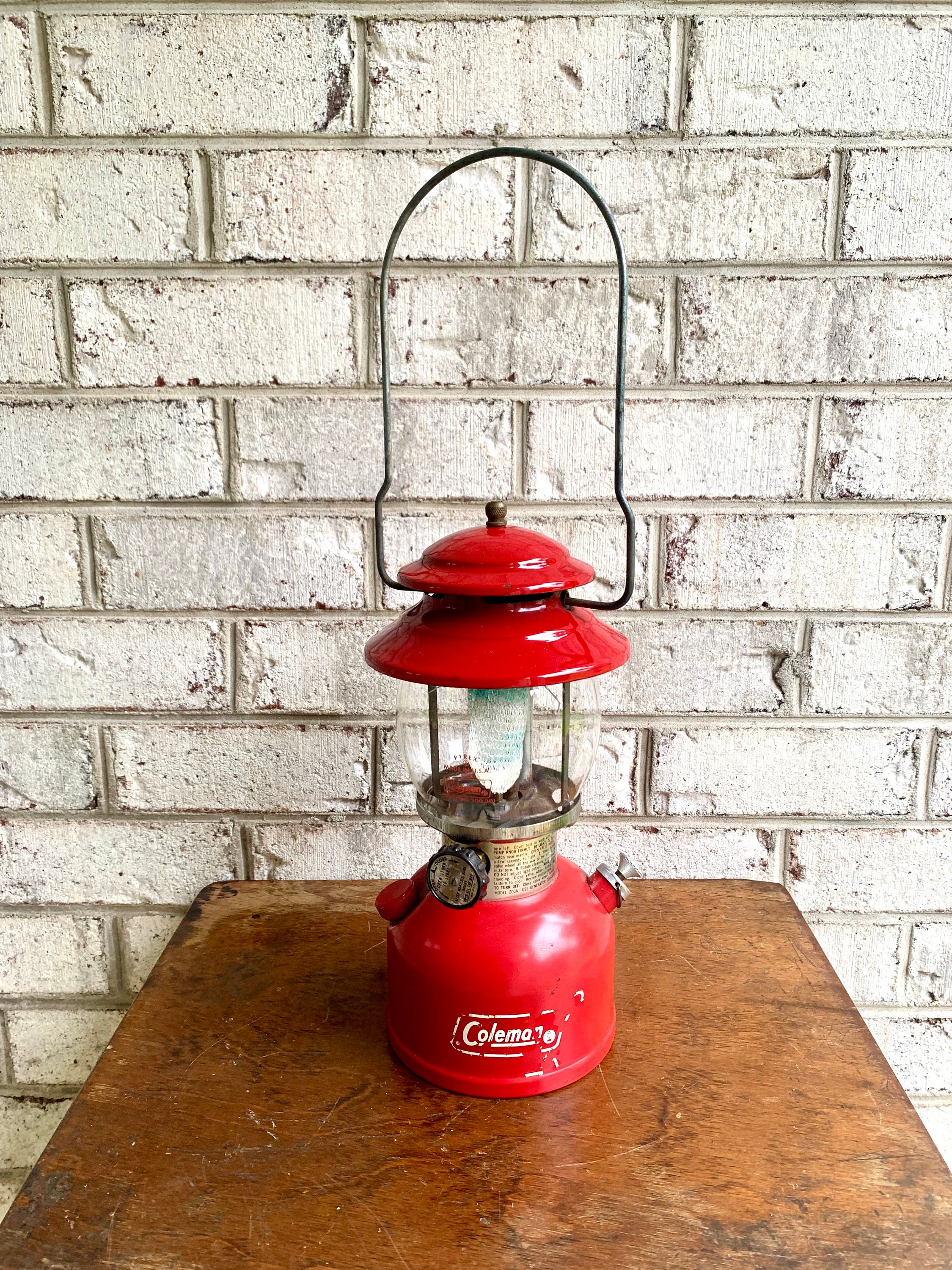 Vintage Coleman Model 200A Lantern Coleman Red Lantern 1978 Model