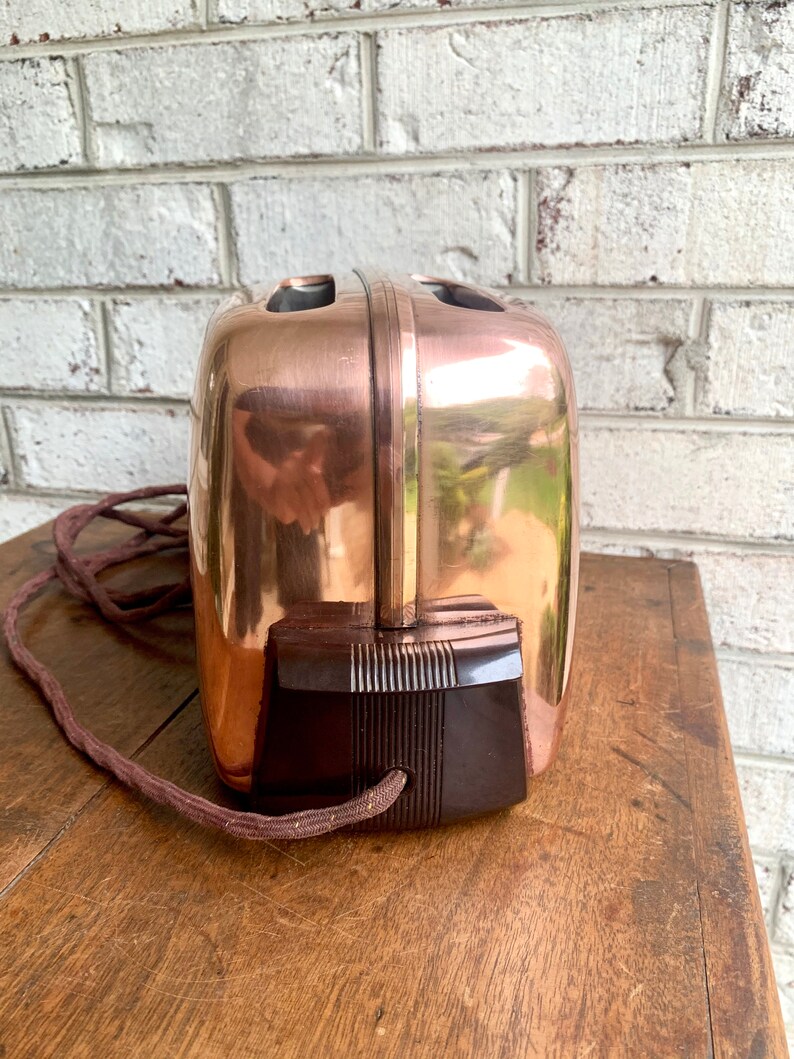 Vintage Rare Copper Toastmaster 1B14 Toaster Copper Art Deco Etsy