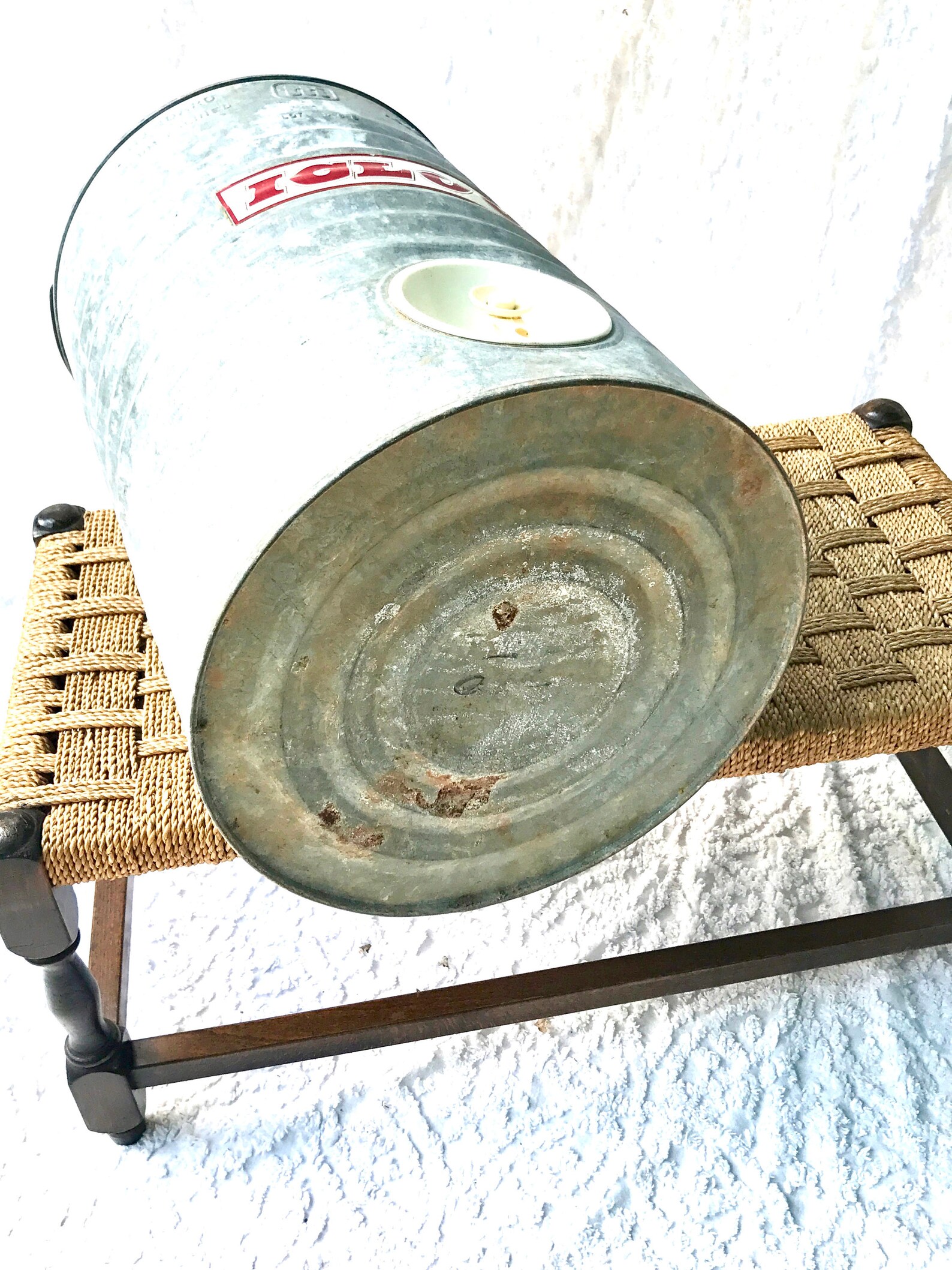 Vintage Igloo Metal Water Cooler 3 Gallon Galvanized Water Etsy