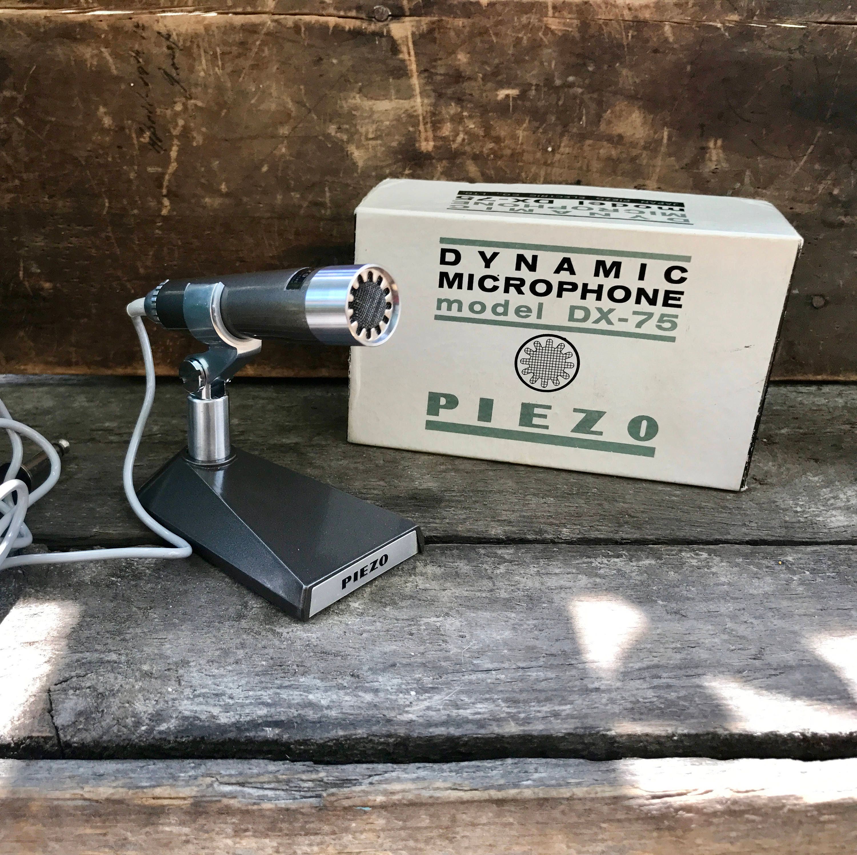 Vintage Dynamic Microphone Dynamic Piezo Microphone Etsy