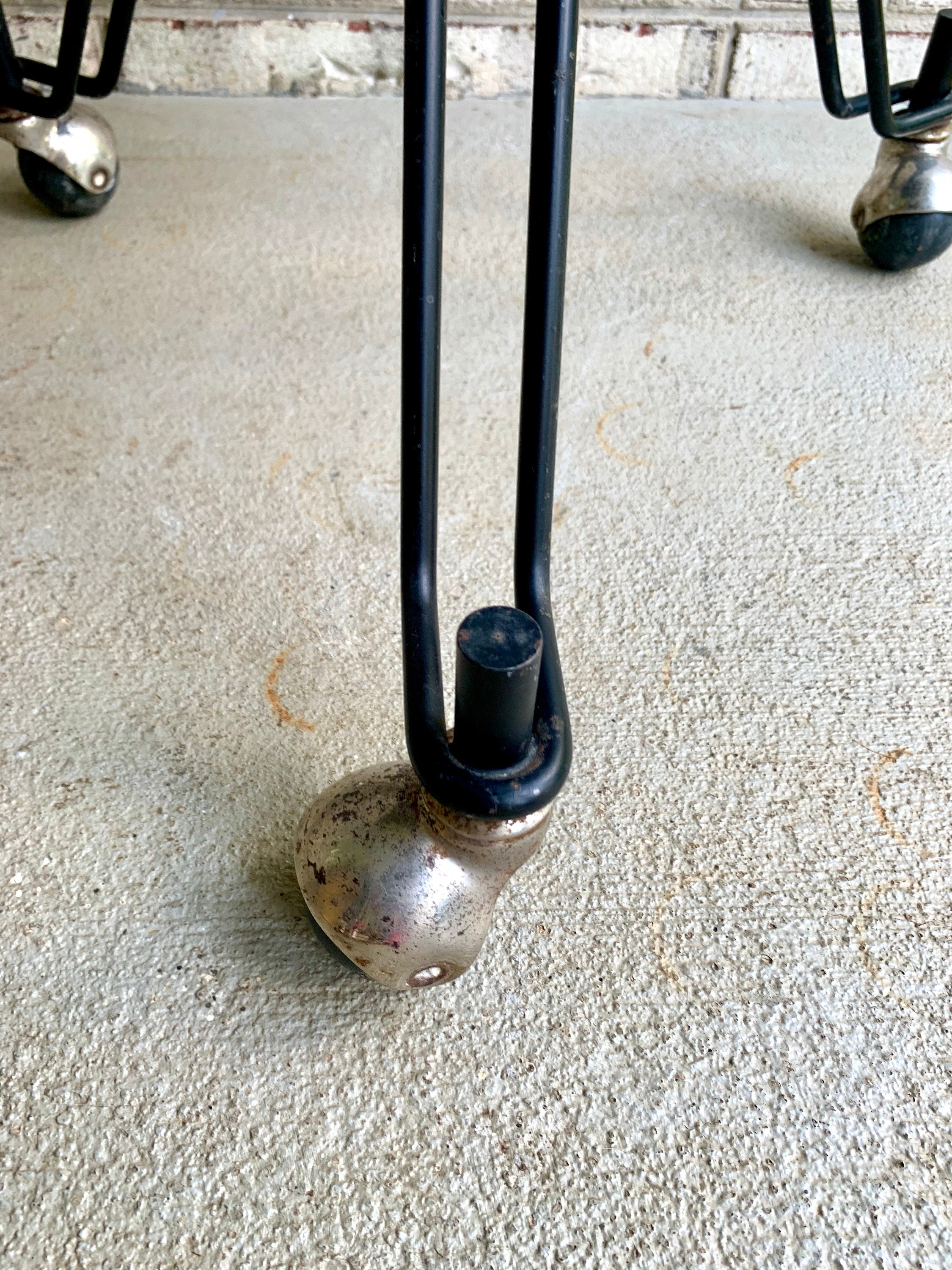 MCM Eliot Noyes Rolling Table | IBM Three Legged MCM Rolling MCM Eliot Noyes Rolling Table | IBM Three Legged MCM Rolling