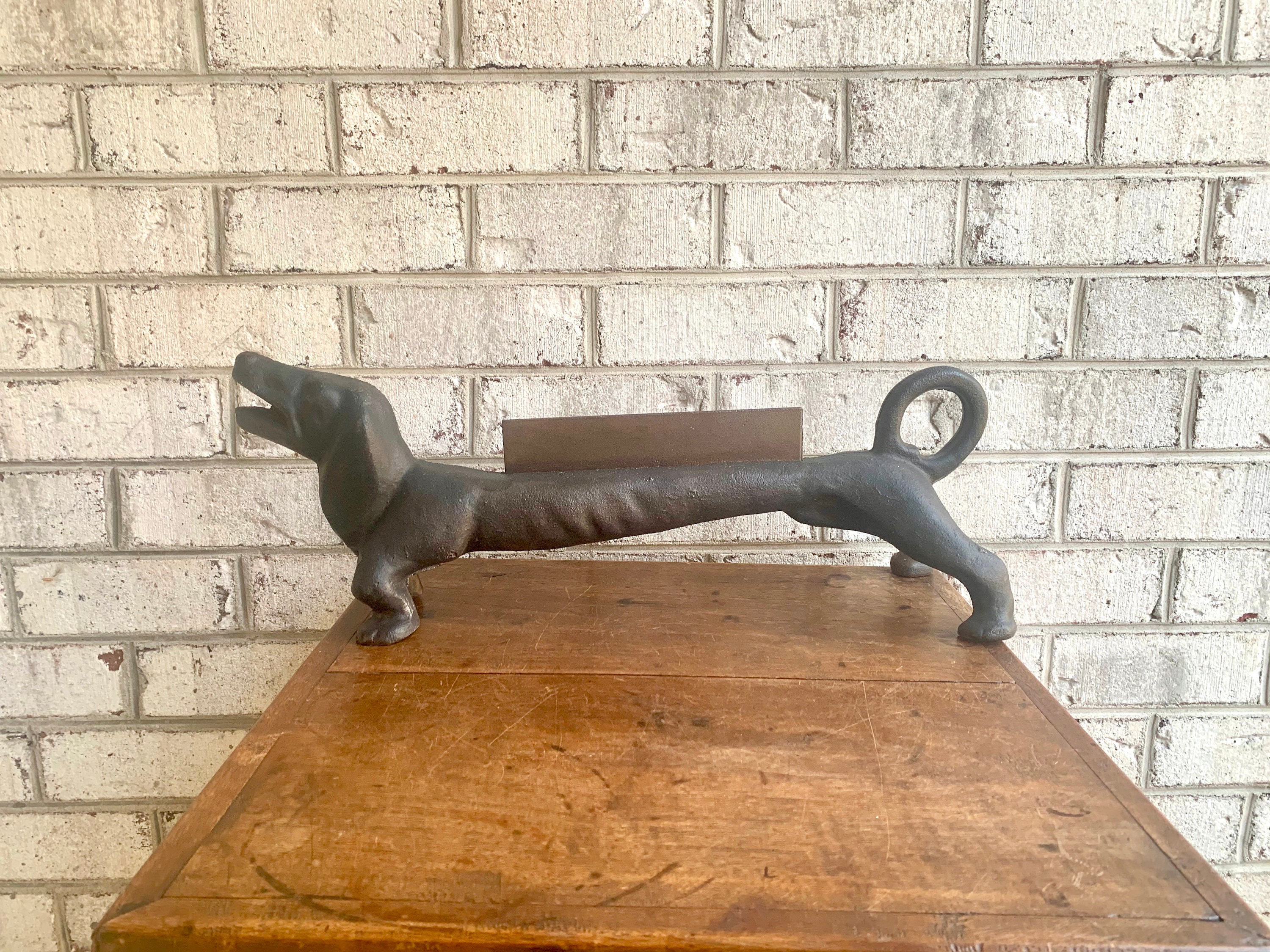 Antique Cast Iron Dachshund Boot Scraper Weiner Dog Boot Etsy