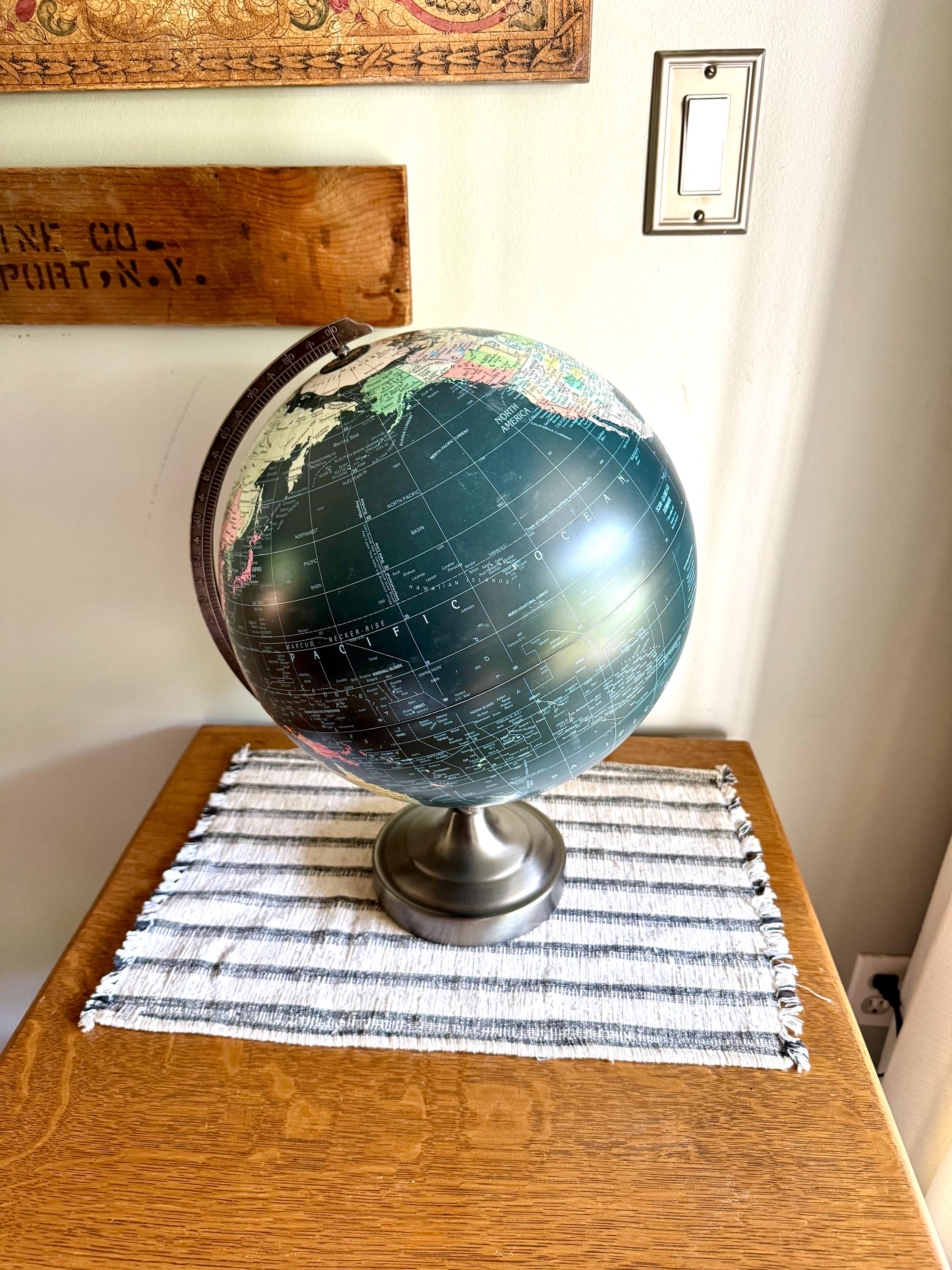 90's VINTAGE BLACK OCEAN GLOBE USA製 Vintage USA Black Ocean REPLOGLE 12